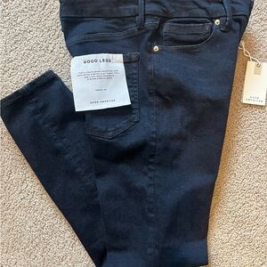 Good American Always Fits Dark Blue Good Legs High-Rise Skinny Jeans Size 6 - 12
